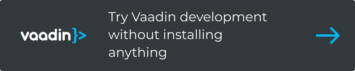 Try Vaadin without installing (1)